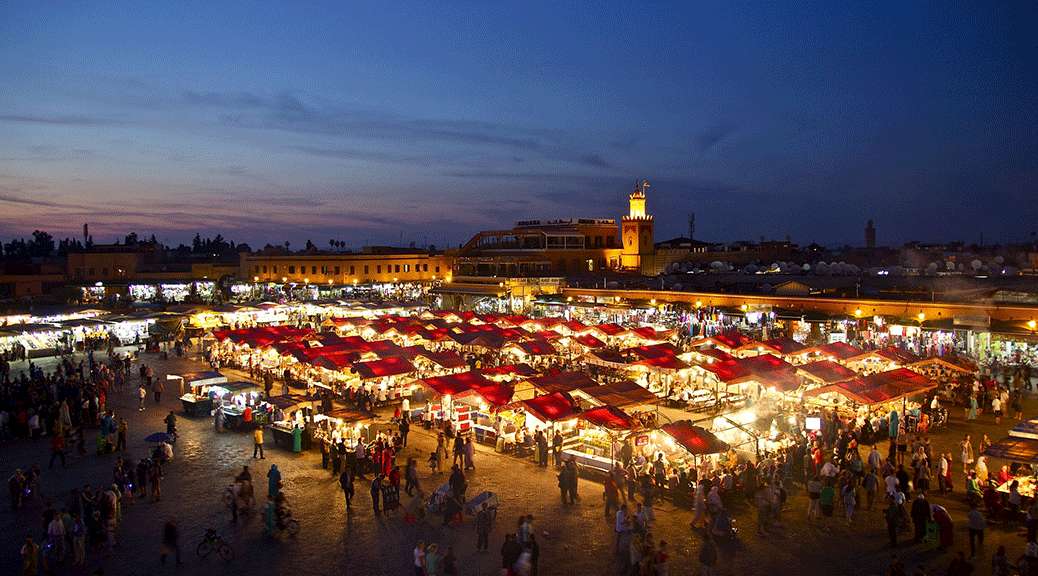 Place Jemaa el-Fna, Médina Marrakech